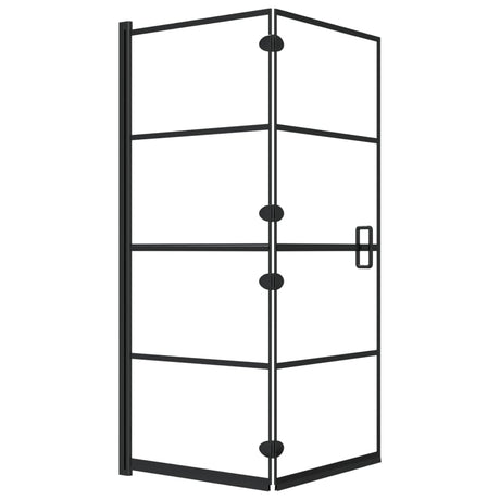 Vidaxl bruser kabinet sammenfoldelig 120x140 cm esg sort