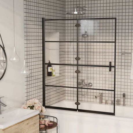 Vidaxl bruser kabinet sammenfoldelig 120x140 cm esg sort