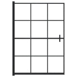 VidaXL brusevæg 100x140 cm ESG sort