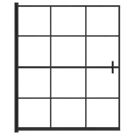 Vidaxl brusevæg 116x140 cm ESG sort