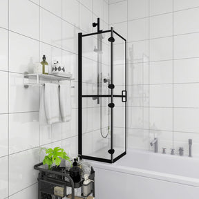 Vidaxl bruser kabinet sammenfoldelig 120x140 cm esg sort