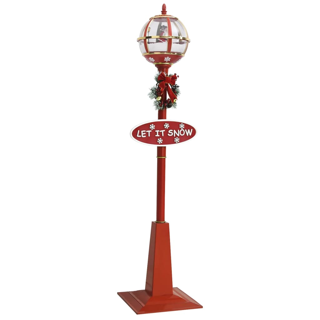 Vidaxl Straat Lamp med julemanden førte 175 cm