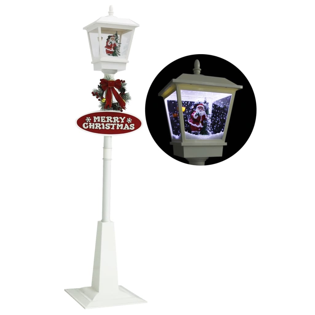 Vidaxl Straat Lamp med julemanden førte 180 cm