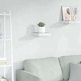 Vidaxl wandschap zwevend 23x23,5x3,8 cm mdf eikenkleurig en wit