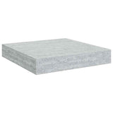 Vidaxl wandschap zwevend 23x23,5x3,8 cm mdf betongrijs