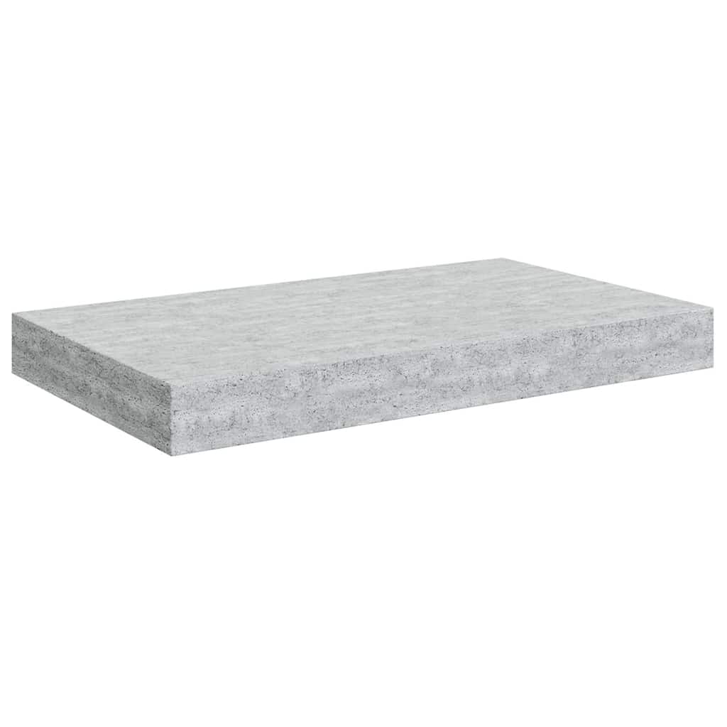 Vidaxl wandschap zwevend 40x23x3,8 cm mdf betongrijs