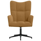Vidaxl relaxstoel fluweel bruin