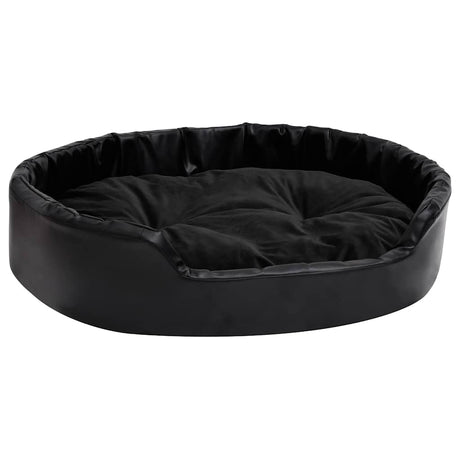 Vidaxl Dog Basket 90x79x20 cm plys og kunstig læder sort