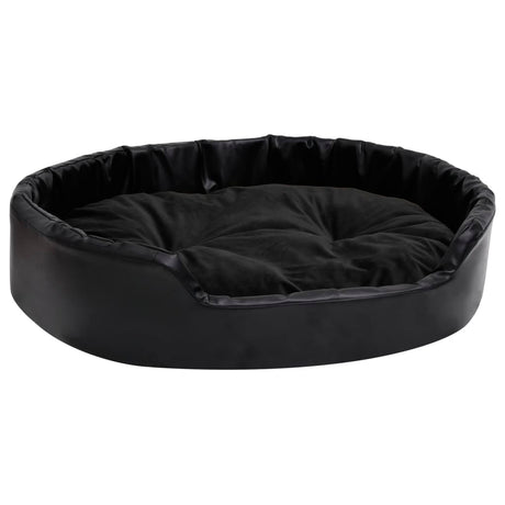 Vidaxl Dog Basket 90x79x20 cm plys og kunstig læder sort