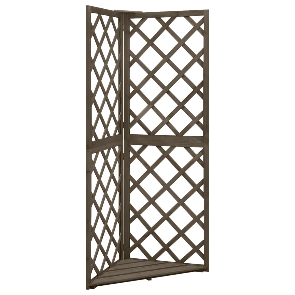 Vidaxl Latwerk Corner Model 50x50x145 cm Solid Pinewood