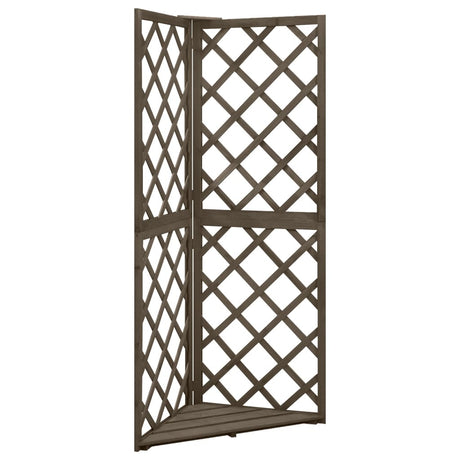 Vidaxl Latwerk Corner Model 50x50x145 cm Solid Pinewood