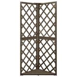 Vidaxl Latwerk Corner Model 50x50x145 cm Solid Pinewood
