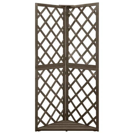 Vidaxl Latwerk Corner Model 50x50x145 cm Solid Pinewood
