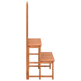 Vidaxl Plant Rack med lameller 70x42x115 cm Solid Pinewood