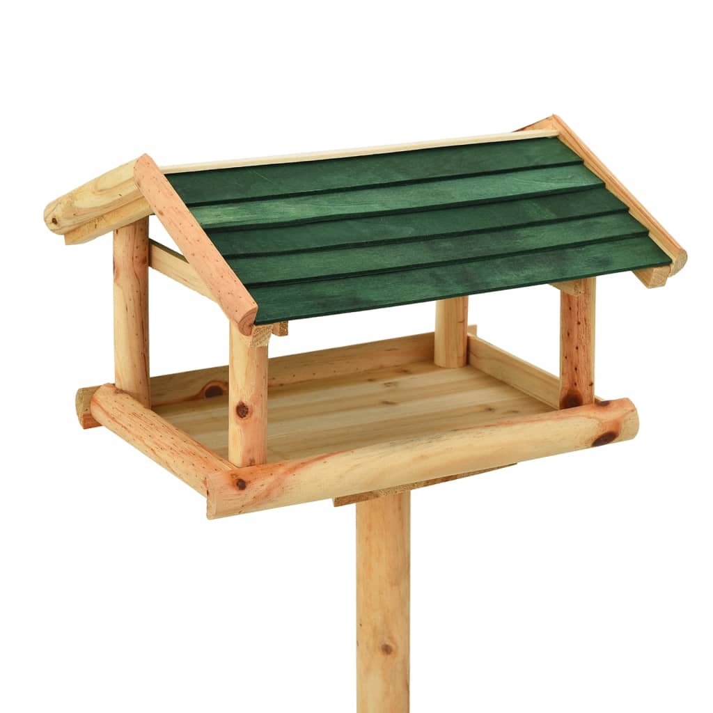 VidaXL fuglefoder med standard 37x28x100 cm massivt fyrretræ
