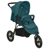 Vidaxl PRAM stålgrøn