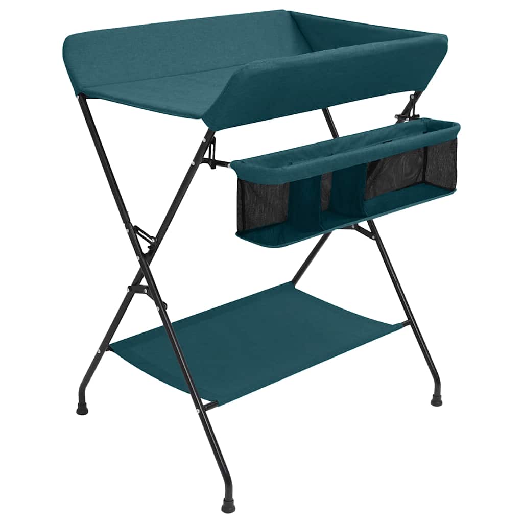 Vidaxl Change Table Iron Green