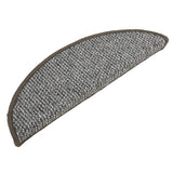 Vidaxl Stair Mats 15 St 56x17x3 cm grå
