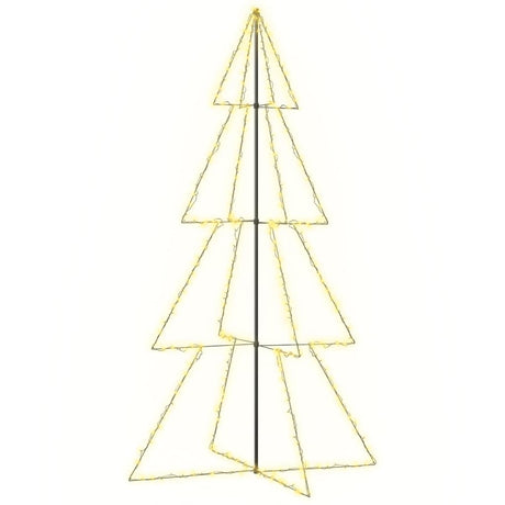Vidaxl Kegelkerstboom 360 LED'er inde og uden for 143x250 cm