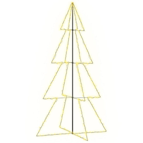 Vidaxl Kegelkerstboom 360 LED'er inde og uden for 143x250 cm