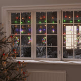 Vidaxl Light Garland Star and Moon 138 LED'er Multi -farvet