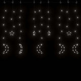 Vidaxl Light Garland Star and Moon Remote Control 345 LEDS Koldhvide