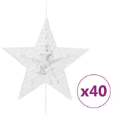 Vidaxl Light Cord Curtain Stars med 200 LED'er 8 funktioner Multi -farvet