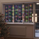 Vidaxl Light Cord Curtain Stars med 200 LED'er 8 funktioner Multi -farvet
