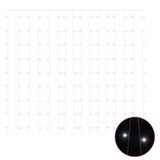 Vidaxl Light Cord Curtain med 300 lysdioder og 8 funktioner 3x3 m kold hvidt