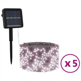 Vidaxl 5 St Light Sling med 200 lysdioder Solen inde i varm hvidt udenfor