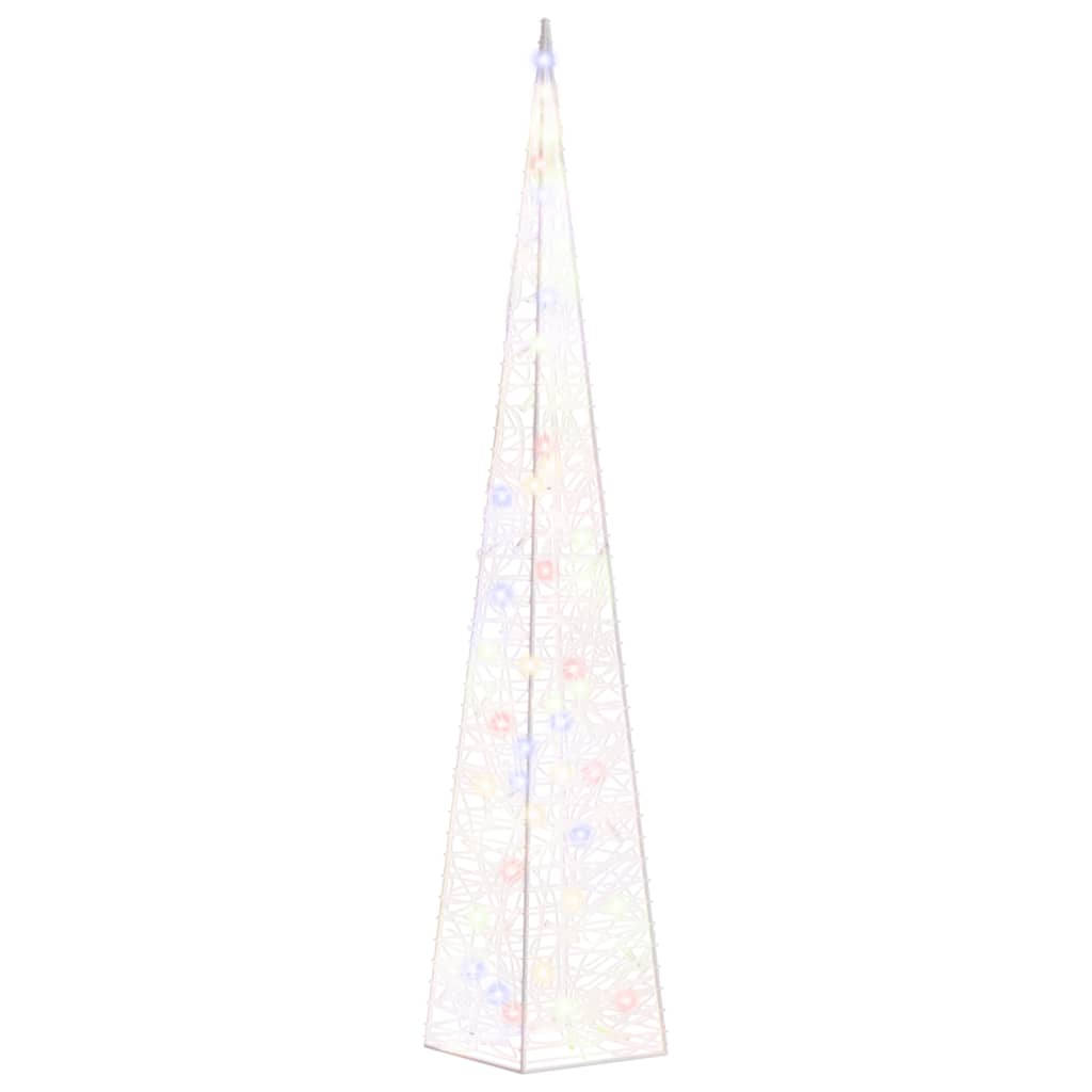 Vidaxl Light Cone Decorative LED 90 cm akryl multi -farvet