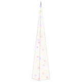 Vidaxl lys kegle dekorativ førte 120 cm akryl multi -farvet