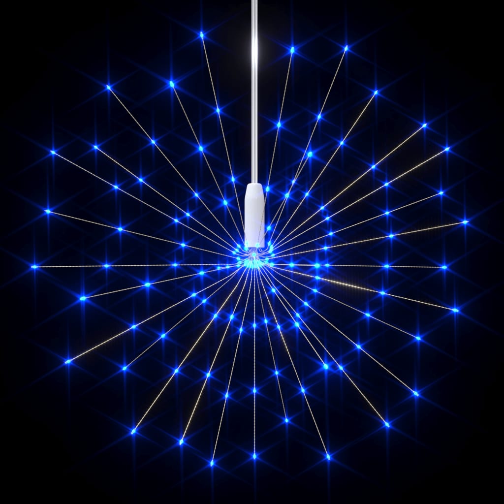 Vidaxl kerstverlichting vuurwerk 140 led's koudwit buiten 20 cm