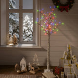 Vidaxl Christmas Tree Willow 140 Multi -farvede lysdioder inde og uden for 1,5 m
