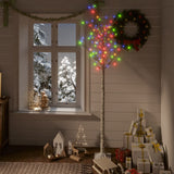 Vidaxl Christmas Tree Willow 180 Multi -farvede lysdioder inde og uden for 1,8 m