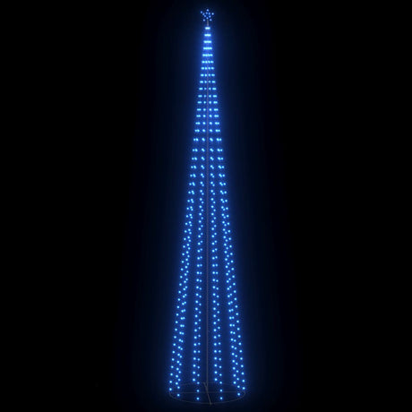 Vidaxl Kegelkerstboom 752 Blue LEDS 160x500 cm