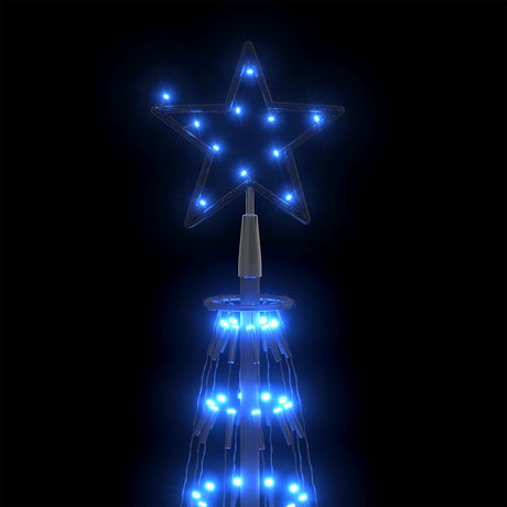Vidaxl Kegelkerstboom 752 Blue LEDS 160x500 cm
