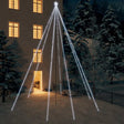 Vidaxl LED juletræ inde i 1300 lysdioder kold hvid 8 m