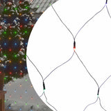 Vidaxl Christmas Network Lighting 204 LED'er inde i 3x2 m flerfarver