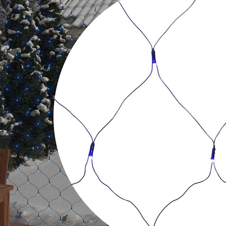 Vidaxl Christmas Network Lighting 544 LED'er inde og uden for 4x4 m blå
