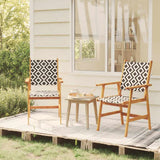 Vidaxl tuinstoelen 2 st massief acaciahout