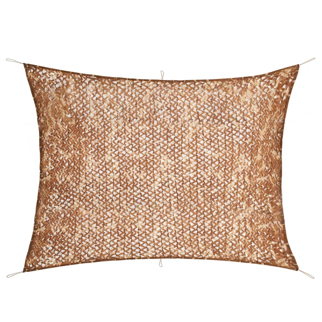 Vidaxl camouflagenet med opbevaringspose 2x4 m beige