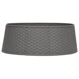 Vidaxl juletræ nederdel Ø54x19,5 cm brun