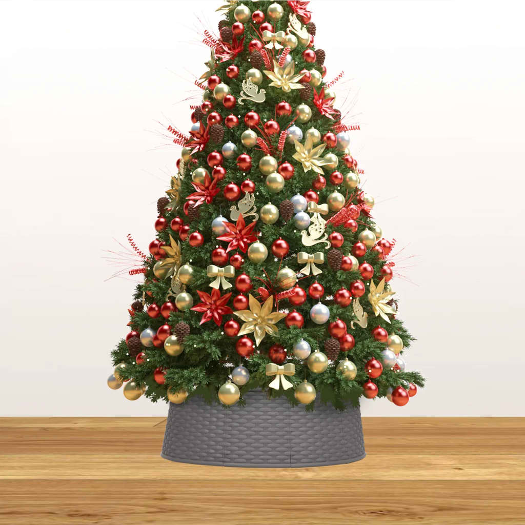Vidaxl juletræ nederdel Ø54x19,5 cm brun