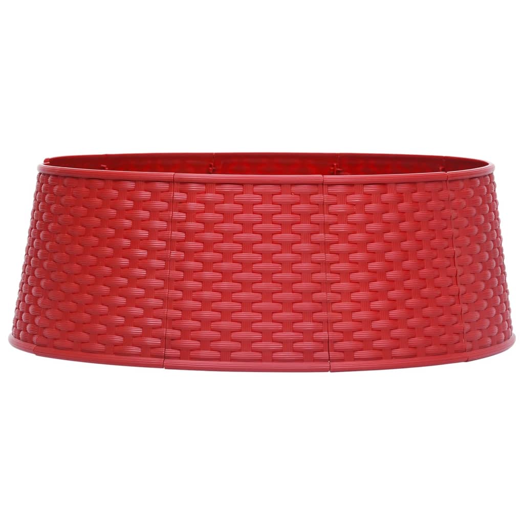 Vidaxl juletræskørt Ø65x19,5 cm rød