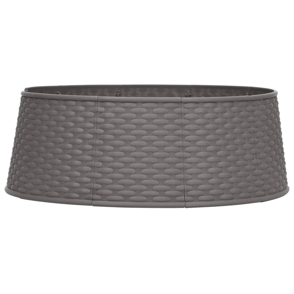 Vidaxl juletræ nederdel Ø65x19,5 cm brun
