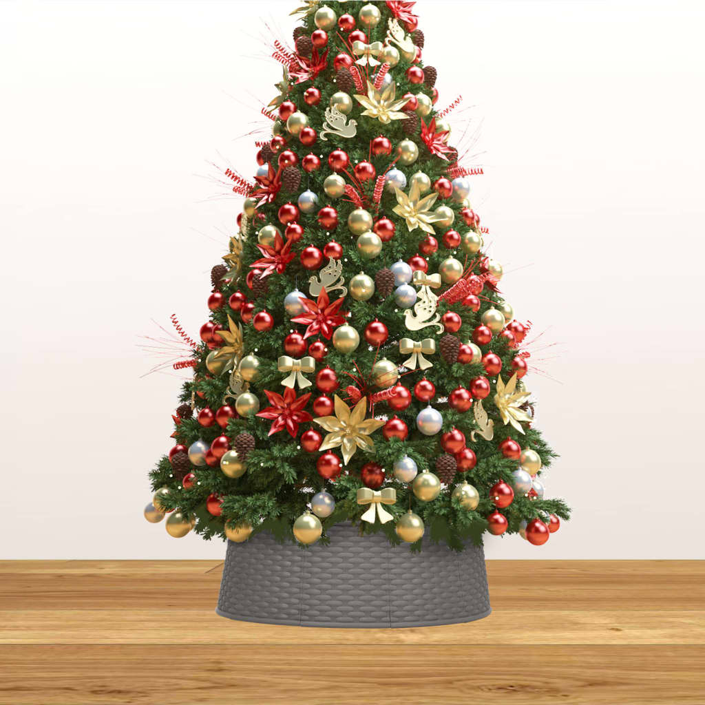 Vidaxl juletræ nederdel Ø65x19,5 cm brun