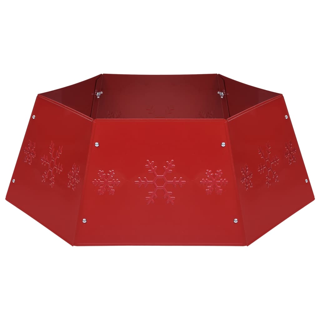 VidaXL juletræsnederdel ø68x25 cm rød