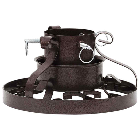 Vidaxl Christmas Tree Stand i antik stil 29x29x15,5 cm kobberfarvet