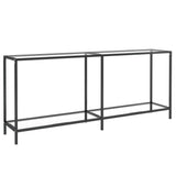 Vidaxl wandtafel 180x35x75,5 cm gehard glas transparant